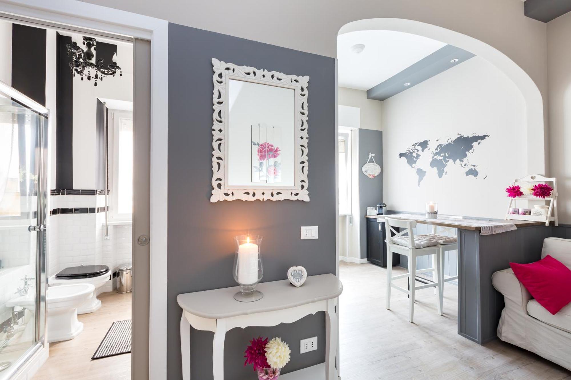 Peonies House Quiet Flat Overlooking Appartamento Roma